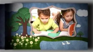 دانلود فایل آماده افترافکت کتاب رمان داستان after effect Story Time Book
