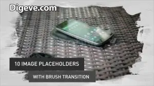 دانلود فایل آماده افترافکت اسلایدشو براش Brush Image and Vide Slide