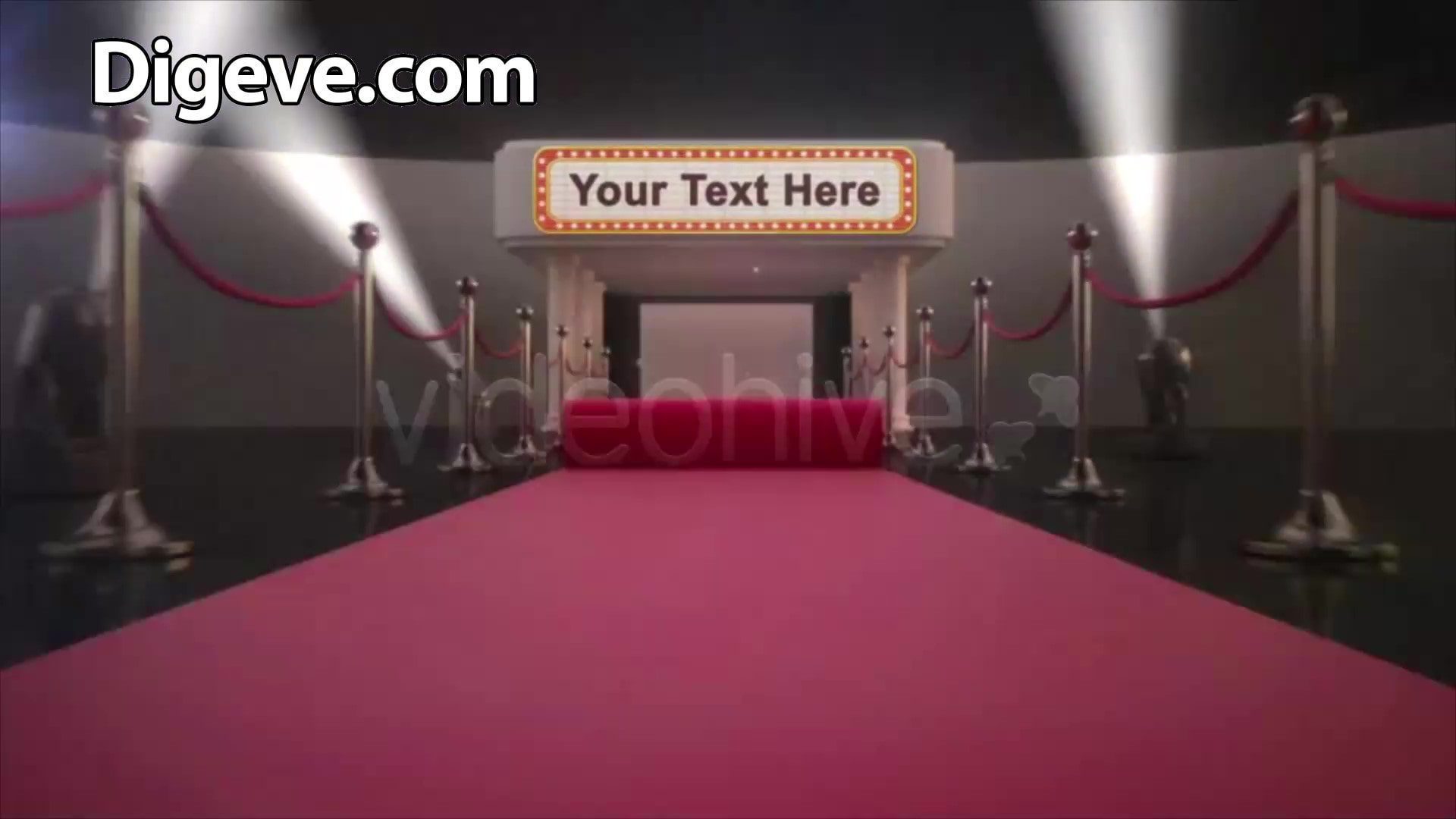 مراسم فرش قرمز در افترافکت