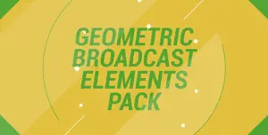دانلود پروژه آماده افترافکت اسلایدشو Geometric Broadcast