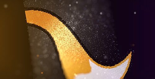 دانلود پروژه آماده افتر افکت لوگو Glitter Particles Fashion Logo Reveal