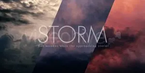 دانلود پروژه آماده افترافکت ابر و آسمان Storm Clouds Sky