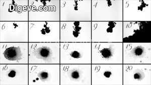 دانلود پکیج فوتیج جوهر ink footage pack