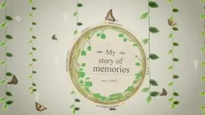 دانلود پروژه آماده افترافکت خاطرات و عکس story of memories