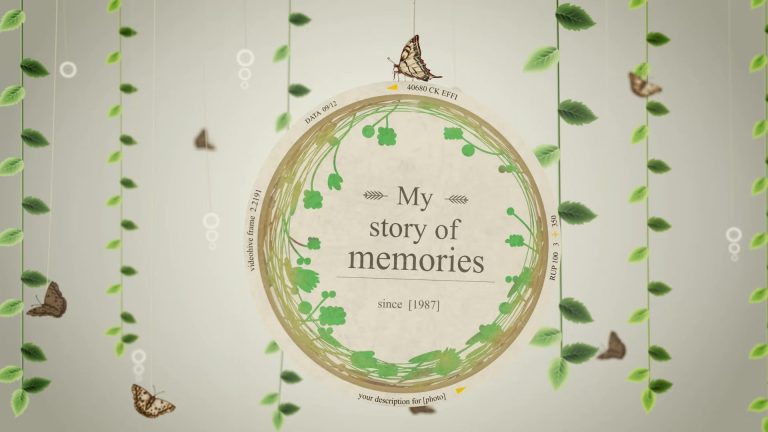 دانلود پروژه آماده افترافکت خاطرات و عکس story of memories