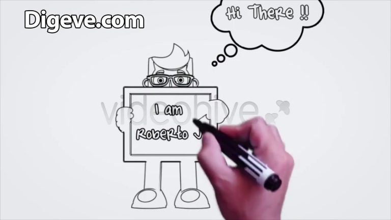 دانلود پروژه آماده افترافکت موشن گرافی whiteboard animation