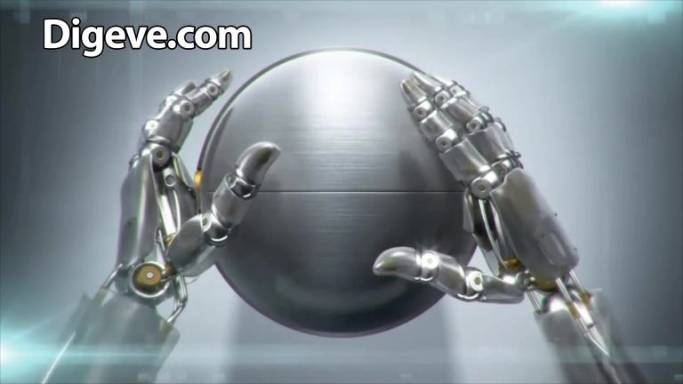 دانلود پروژه آماده افترافکت لوگو و دست ربات robotic hand