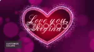 دانلود پروژه آماده افترافکت عشق و ولنتاین energy heart