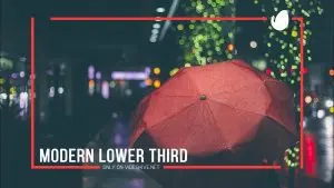 دانلود پروژه آماده افترافکت تایتل و زیرنویس MODERN LOWER THIRD