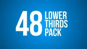 دانلود پروژه آماده افترافکت پکیج تایتل و زیرنویس Lower Third Pack