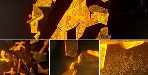 دانلود پروژه آماده افترافکت لوگو شیشه ای Ancient Magical Stones Logo