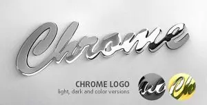 دانلود پروژه آماده افترافکت لوگو کروم Chrome Logo