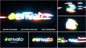 دانلود پروژه آماده افترافکت لوگو نور Fast Light Logo Reveal