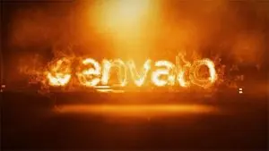 دانلود پروژه آماده افترافکت لوگو آتش و شعله Fire Logo Intro