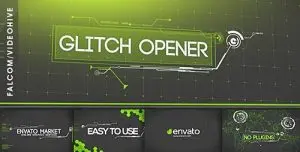 دانلود پروژه آماده افترافکت پارازیت Glitch opener
