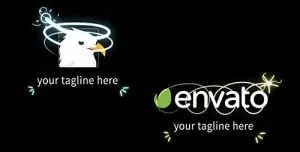 دانلود پروژه آماده افترافکت لوگو Glowing Line Logo Reveal