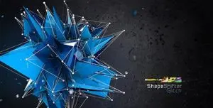 دانلود پروژه آماده افترافکت لوگو پارازیت Shapeshifter Glitch
