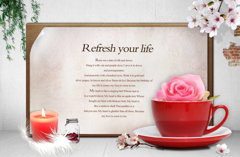 دانلود طرح لایه باز قاب و فریم متن عاشقانه