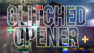 دانلود پروژه آماده افترافکت اینترو پارازیت Glitch opener