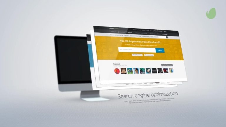 دانلود پروژه آماده افترافکت معرفی وب سایت website presentation