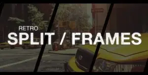 دانلود پروژه آماده افترافکت اسلایدشو سینمایی Retro Split Frames Slideshow
