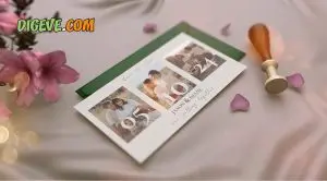 دانلود فایل آماده افترافکت کارت دعوت عروسی floral wedding invitation