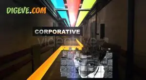 دانلود پروژه آماده افترافکت وله Colorful Corridor Opener