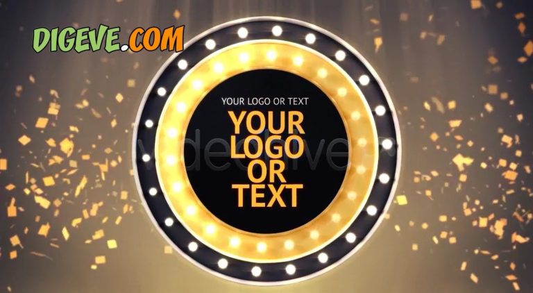 دانلود پروژه آماده افترافکت لوگو lights opener