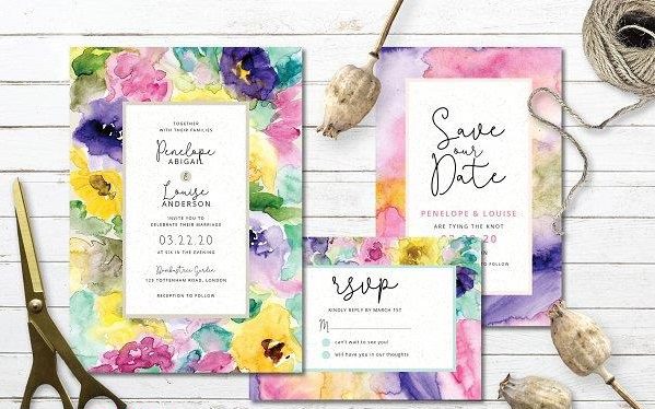 دانلود فایل لایه باز کارت دعوت عروسی Wedding Invitation