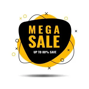 دانلود وکتور لایه باز فروش محصول با تخفیف