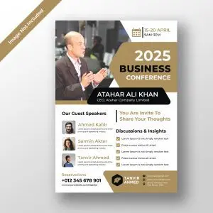 دانلود وکتور لایه باز پوستر شرکتی