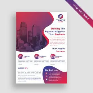 دانلود وکتور لایه باز کارت پوستر شرکتی