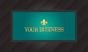 دانلود طرح لایه باز کارت کسب و کار با بکگراند آبی