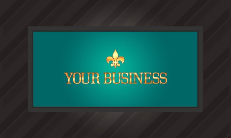 دانلود طرح لایه باز کارت کسب و کار با بکگراند آبی