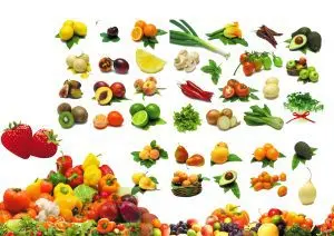 دانلود فایل لایه باز انواع میوه و سبزیجات و صیفی جات
