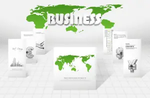 دانلود طرح لایه باز کسب و کار جهانی