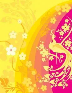 دانلود وکتور لایه باز پترن گل و بوته