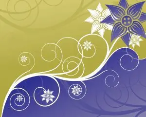 دانلود وکتور لایه باز بکگراند گل