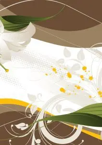 دانلود وکتور لایه باز بکگراند گل
