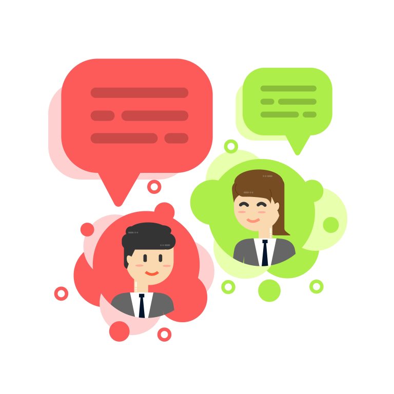 دانلود وکتور لایه باز گفتگو