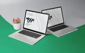 دانلود طرح لایه باز موکاپ لپ تاپ