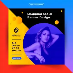دانلود وکتور لایه باز فروش محصول با تخفیف