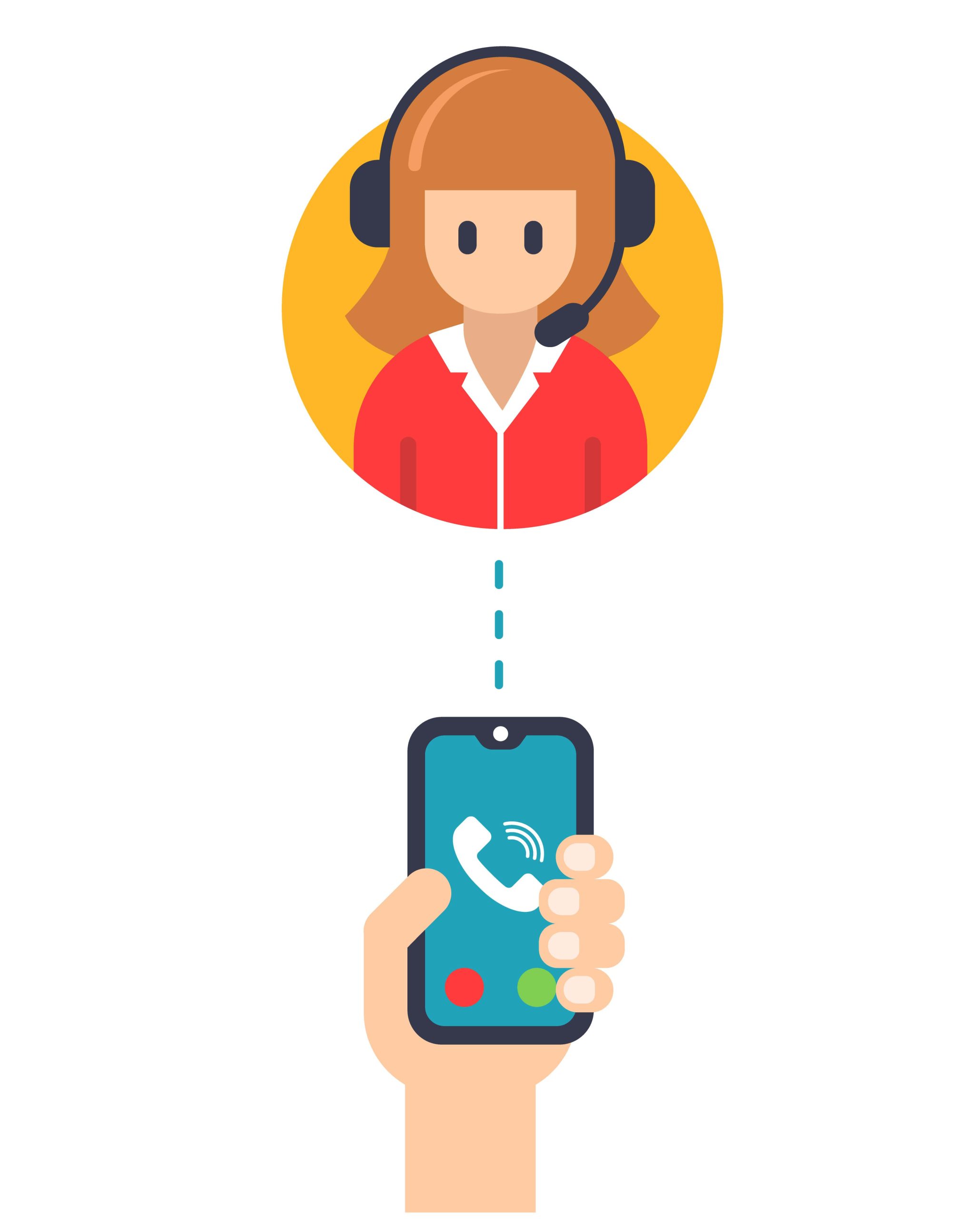 دانلود وکتور لایه باز پشتیبانی آنلاین و تلفنی