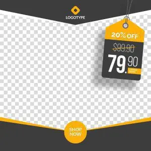 دانلود وکتور لایه باز تخفیف بیست درصدی