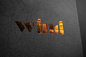 دانلود طرح لایه باز لوگو باد