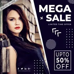 دانلود وکتور لایه باز فروش محصول با تخفیف ویژه