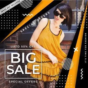 دانلود وکتور لایه باز فروش لباس زنانه با تخفیف ویژه