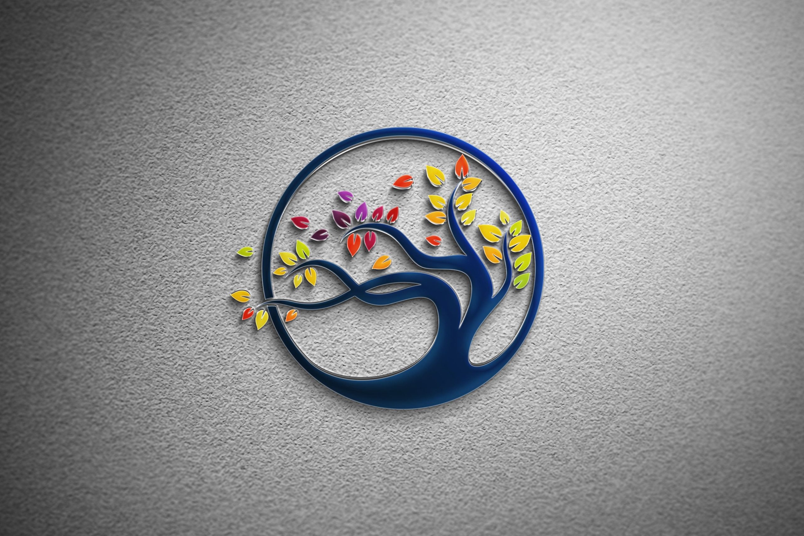 دانلود طرح لایه باز لوگو درخت