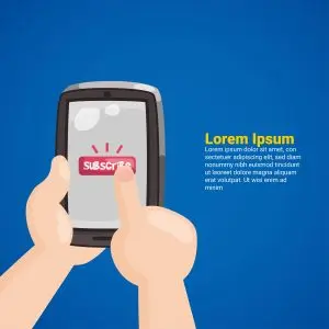 دانلود وکتور لایه باز سابسکرایب ،یوتیوب