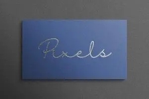 دانلود طرح لایه باز کارت ویزیت pixels